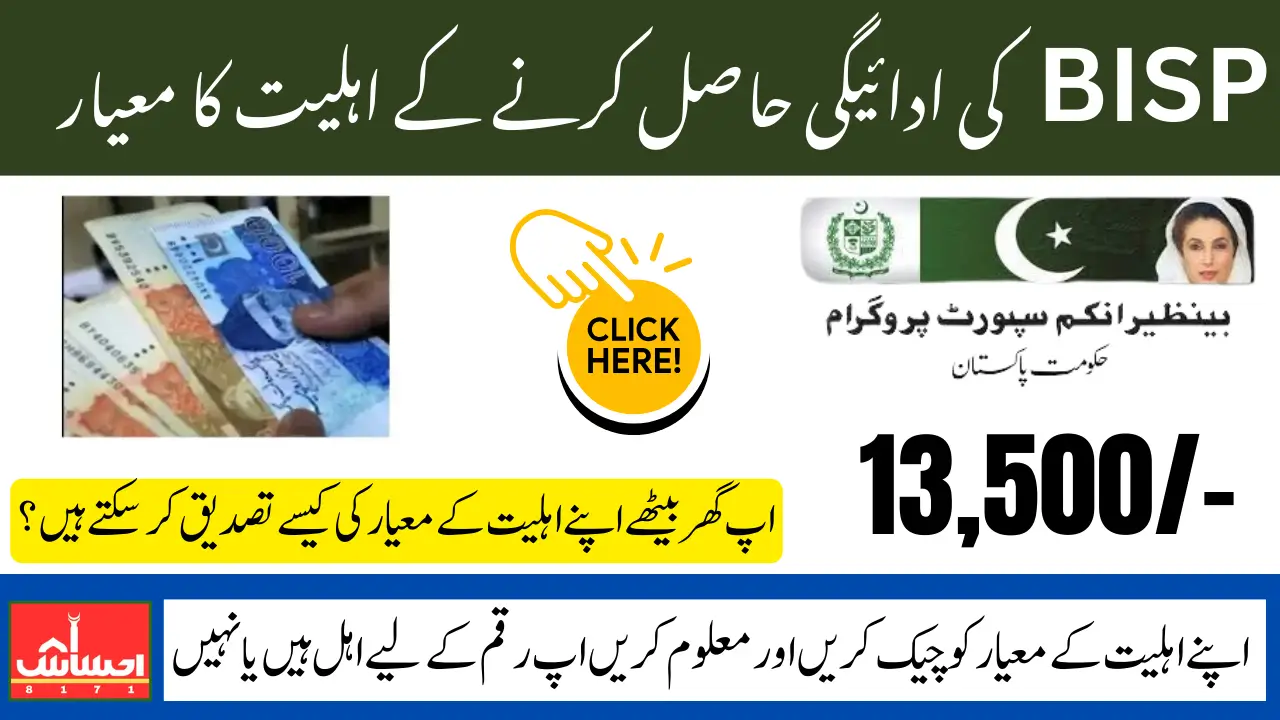BISP 8171 March 2025 Payment Eligibility Status How To Check Easily By CNIC