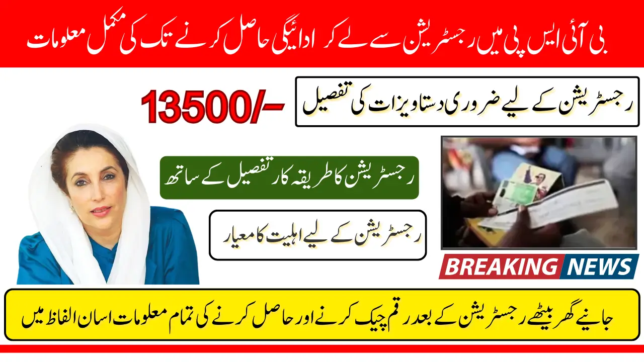 8171 BISP Complete Process From Registration To Receiving 13500 Payment In Detail