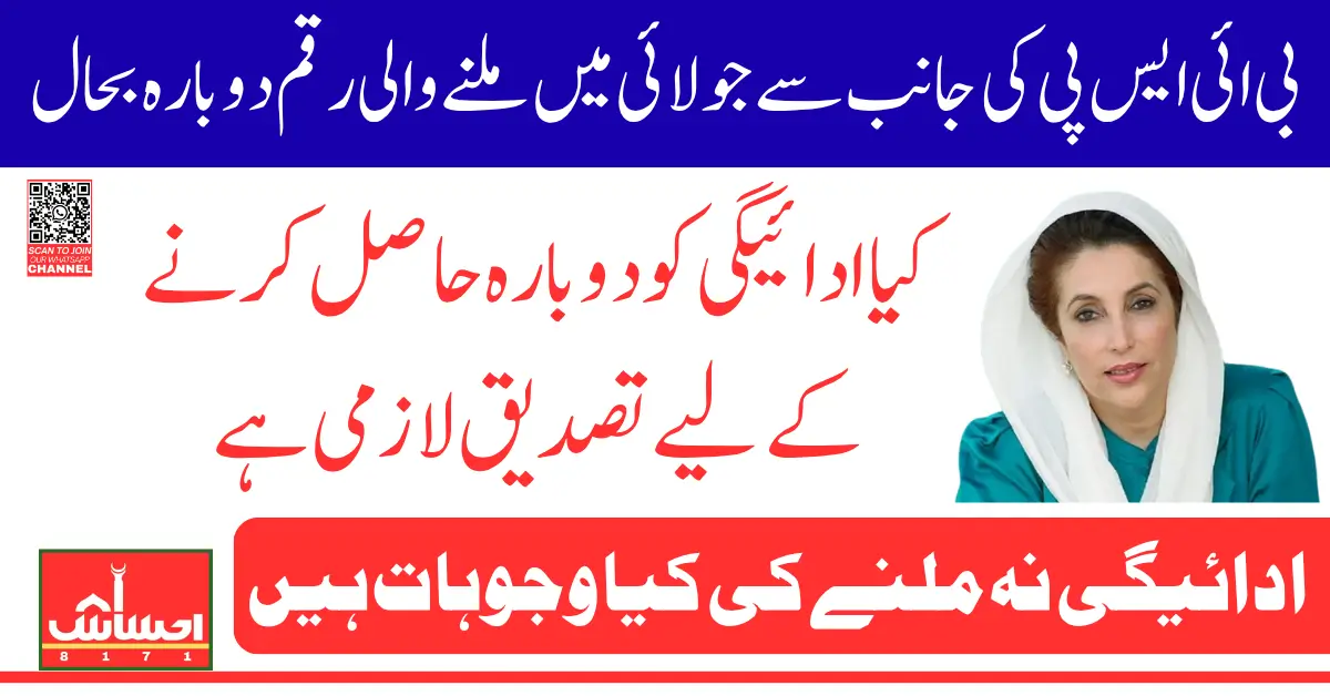BISP July 2025 Payment Resumption For Registered Women Know Details Step By Step