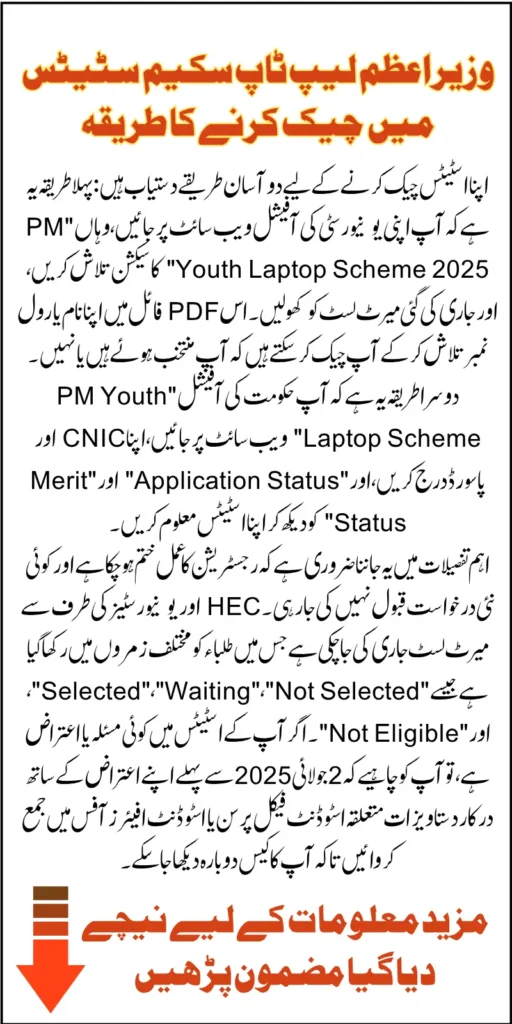 PM Youth Laptop Scheme Merit List 2025 Released Know Full Guide To Check Name